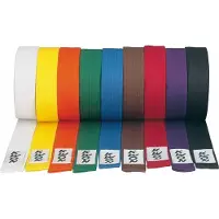 KWON Gürtel alle Farben, Farbe:weiß, Größe:200 cm