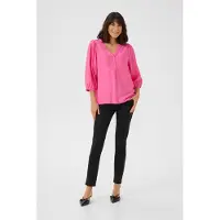 Kaffe Langarm-Bluse Regular fit Azalea Pink CC pink