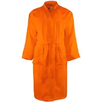The One Towelling - "Classic" Morgenmantel für Herren/Damen Unisex (Orange)
