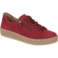Gabor 53.334 Damenschuhe - Halbschuhe - Sneaker rot Freizeit NEU