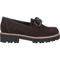 Gabor Slipper & Mokassin 240.38, Rauleder, Braun, Damen