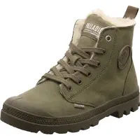 Palladium Damen Schnürboot Pampa HI ZIP WL grau