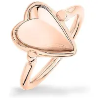 Liebeskind berlin Ring - Edelstahl Metal Heart - Gr. 54 - in Gold - für Damen