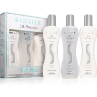 Biosilk Silk Therapy Trio von für Unisex – 3-tlg. 7 oz Silk Therapy Shampoo, 7 oz Silk Therapy Conditioner, 7 oz und Silk Therapy Original