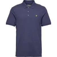 Lyle & Scott Plain Polo Shirt Blau - Große XXL