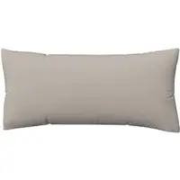 Schlafgut Woven Satin Bettwäsche Kissenbezug einzeln 40x80 cm | sand-mid - beige