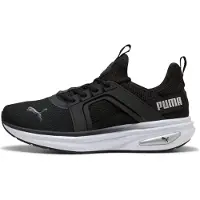 Puma Erwachsene SOFTRIDE Enzo 6 Sneakers 40, Black White Silver Metallic – Größe 40 EU, Black White Silver