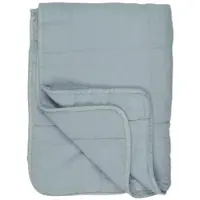 Ib Laursen Vintage Quilt unifarben in nordic sky | Gr.: onesize