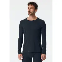 Schiesser Langarmshirt "Comfort Fit" farblich abgesetzte Nähte, langärmelig