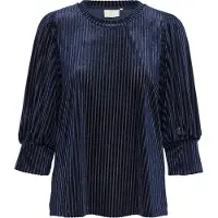 Kaffe Langarm-Bluse Loose fit Midnight Marine