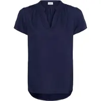Saint tropez Kurzarm-Bluse BrittaSZ Kurzarm-Bluse Gerade Passform