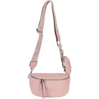 StyleBREAKER Umhängetasche "2-Teiliges Set Halbmond Crossbody Bag"