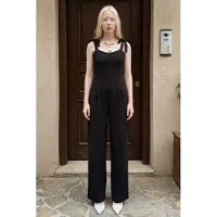 MyFashion Herzchen-Ausschnitt Leinenmischung Overall