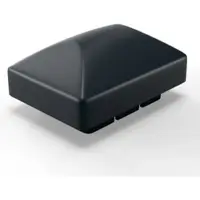 Qualinos 10x Pfostenkappen 60x40 mm Runddach in Anthrazit 7016 für Zaunpfosten Rechteckrohr UV-stabilisiert Made in Germany