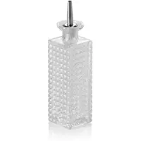 NOCTURN Bitterflasche , 0,23 ltr., 5,5 x 5,5 x 17 cm, Glas, Edelstahl