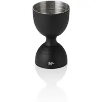 NOCTURN Jigger Rim Bell , Ø 5 cm, Höhe 8 cm, schwarz matt, Chromnickelstahl 18/8