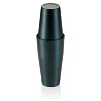 NOCTURN Shaker Tin Tin , 0,8 ltr., Ø 9 cm, blau matt, Chromnickelstahl 18/8