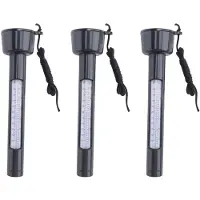 Torribaly 3X Pool-Thermometer, Außenschwimmbad-Wasserthermometer, Schwimmendes Pool-Thermometer für Schwimmbad