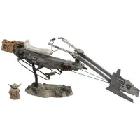 Hot toys Figur Swoop Bike with Grogu - Star Wars The Mandalorian