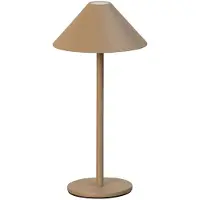 FHL Easy! FHL Prato LED Tischleuchte 1W dimmbar Akku warmweiss dark-greige 850847