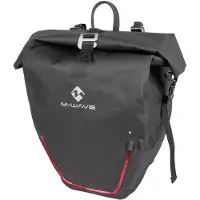 M-Wave Downtown RideBag Evident Gepäckträgertasche wasserdicht reflektierend ...