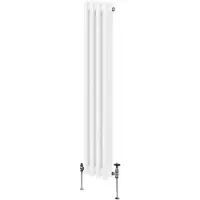 Monster Traditioneller 3-Spalten-Heizkörper - 1500 x 202 mm - Weiß