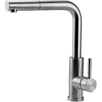 Pure.Sink Küchenarmatur RVS mit ausziehbarer Brause PS8041-02