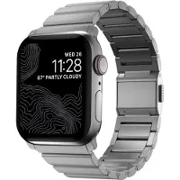 Nomad Titan-Gliederarmband für Apple Watch | 44/45/46/49 mm - Silber