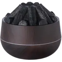 Tlily 300 Ml Lagerfeuer-Luftbefeuchter, USB, Geräuschloser Flammen-Diffusor, Ätherisches Öl, Abschaltautomatik für Zuhause, Büro, Fitnessstudio, Dunkle