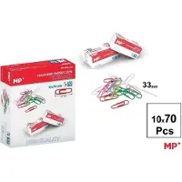 MP Main Paper Spinacze biurowe kolorowe 33 mm 10 x 70 sztuk