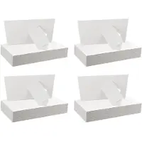 Typecat 120Er-Pack Papier-Bilderrahmen für 4 X 6-Zoll-Fotos, Stehende Weiße Papp-Fotorahmen mit Staffelei-Rahmen für Selbermachen
