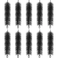 Tlily 10 StüCke Edelstahl Kern BüRste Aquarium Filter Aquarium Reinigen Werkzeuge BüRsten Teich Bioche Mischer Filter BüRsten Filter