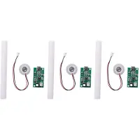Semoic 3 StüCk Nebel Hersteller ZerstäUber Platte mit 5V USB Luftbefeuchter Modul Integrierter Schaltkreis Leiterplatten Treiber mit Zeit Schalter