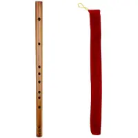 Exogio G-Tonart Meibet Mini Piccolo Samtbeutel Melodie Bambusflöte Nationales Musikinstrument Flöte