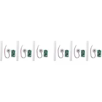 Zandona 6 Stück Nebel Hersteller Zerstäuber Platte mit 5V USB Luftbefeuchter Modul Integrierter Schaltkreis Leiterplatten Treiber mit Zeit Schalter