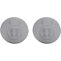 Typecat 2X die Matte für Springen mit Seil Stoß Dämpfung und Schall Dämmung Haushalt Stummmatte Drinnen und Draußen Fitness Sport Yoga Matte,Schwarz