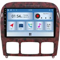 RoverOne 6G+128G Car Multimedia Player Autoradio CarPlay Bluetooth Android Radio GPS für Mercedes Benz S-Class S Class W220 VV220 1998 - 2005