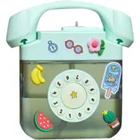 Typecat Creatives Retro-Telefonform-Wasserflasche mit verstellbarem Schultergurt
