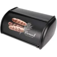 Tlily Brotkasten, GroßE Brotkiste Aus Metall, Halter BehäLterbehäLter KüChenlagerorganisator, Lagerorganisator 3.1-4L