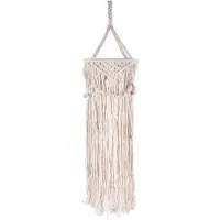 Semoic Kronleuchter Boho-Deko, handgewebter Macrame-Wandbehang mit Charme