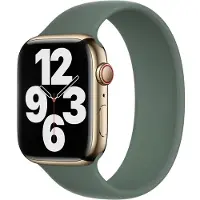 Apple Silikon Solo Loop für Watch | 44/45/46/49 mm - Größe 4 - Eucalyptus
