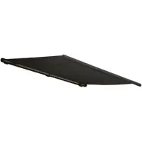 Mendler Elektrische Kassettenmarkise T122, Markise Vollkassette 4x3m Polyester anthrazit, Rahmen anthrazit