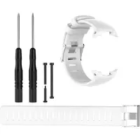 INF Uhrenarmband für Suunto D4/D4i Novo mit 2 verschiedenen Längen White