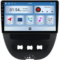 RoverOne 6G+128G Car Multimedia Player Autoradio CarPlay Bluetooth Android Radio GPS für Peugeot 107 for Toyota Aygo 2005 - 2014