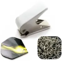 INF Darts Flight Punch und Zubehör mit 50-teiligem O-Ring