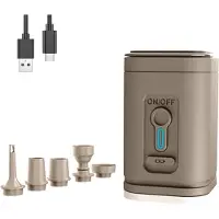 Typecat Electric Air Pump with Lights Wireless Compressor USB Charging Inflato