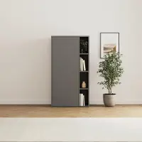 SMARTBett GmbH SMARTBett Schrank STA.2.0016 (Serie M2 Tiefe 55cm) Höhe 168,2cm Anthrazit