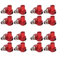Exogio 16-Teiliger, Um 360 Grad Drehbarer Luftschlauchanschluss, 1/4 Zoll NPT, Industrielle LuftanschlüSse, Pneumatischer Werkzeugadapter,