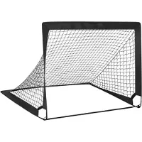 Typecat Black Children'S Football Goal Portable Foldable Mobile Training Footb