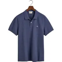 Gant 2210-902, Polohemd, Erwachsener, Männlich, Blau, Einfarbig, Kein Muster